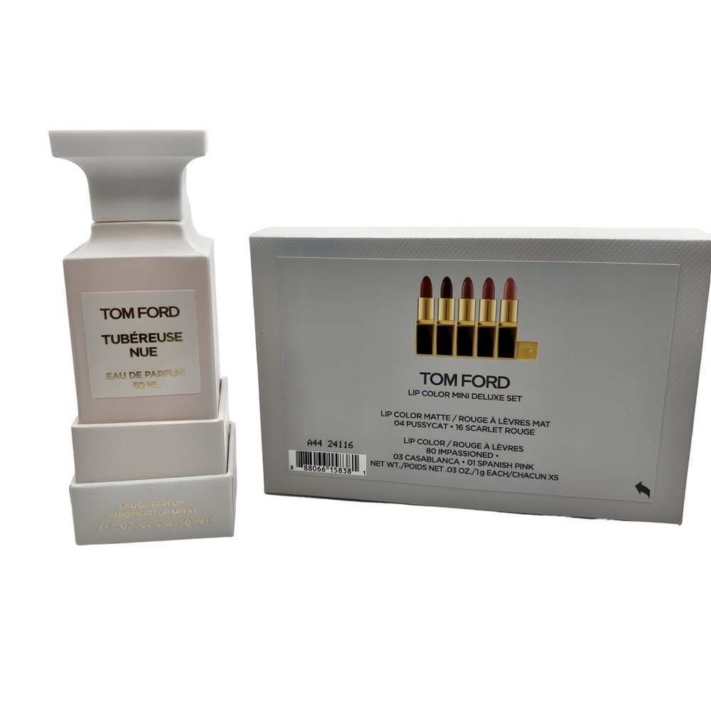 Brand New Tom Ford Luxury Beauty Bundle | Tubéreuse Nue 1.7 + Limited Lip Set